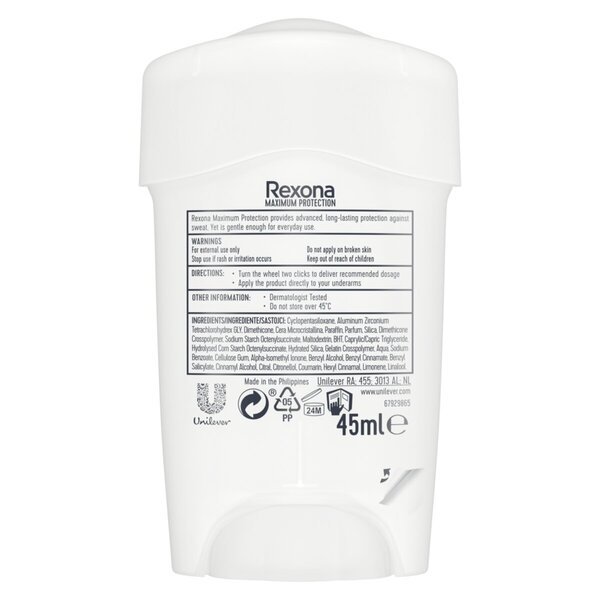 Rexona Women Maximum Protection Clean Scent antiperspirant stick 45ml