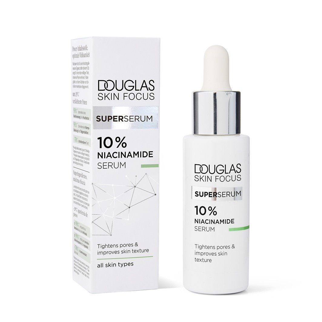 Douglas Collection drėkinamasis serumas „Skin Focus“ su 10 % niacinamido serumu – 30 ml
