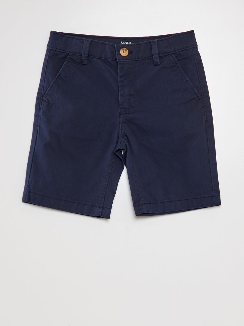 Pantalones cortos chinos - azules