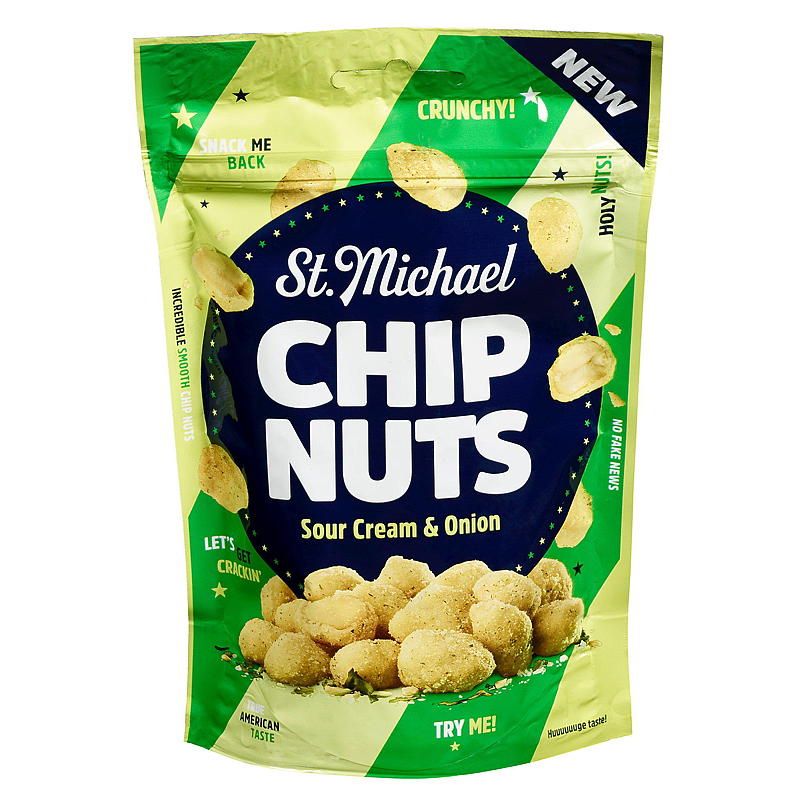 Brynild Chip Nuts 110 g Crème fraîche og løk