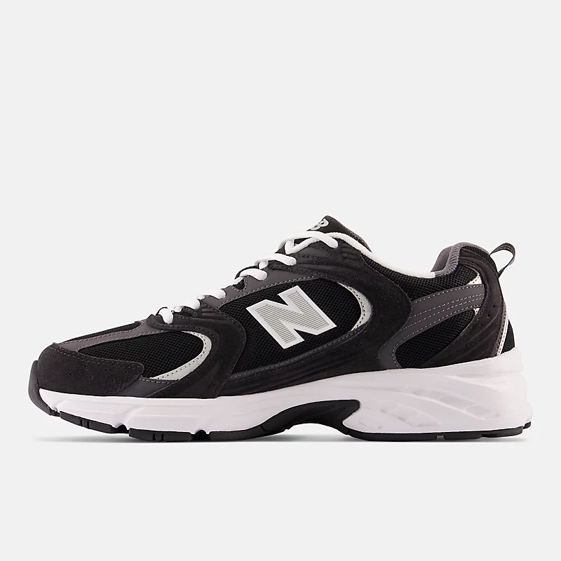 Unisex 530 - Czarny z magnesem i srebrnym metalicznym