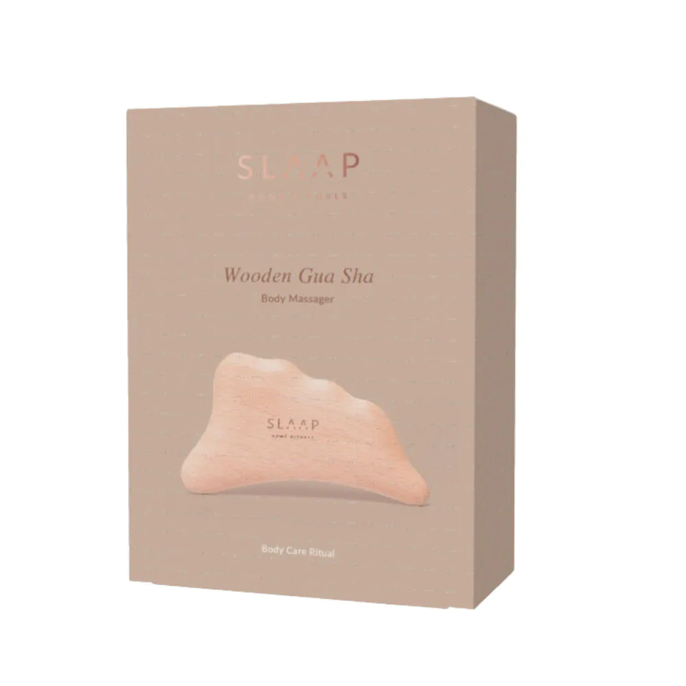 SLAAP Drewniana Płytka do masażu ciała Gua Sha