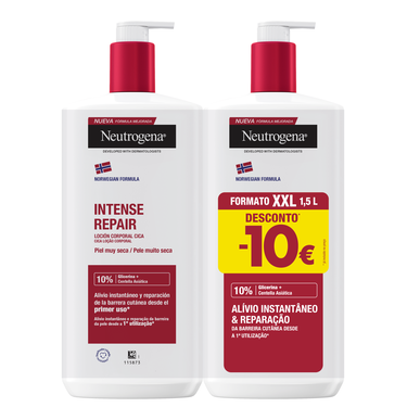 Loción corporal Neutrogena Intense Repair Pack 2 x 750 ml