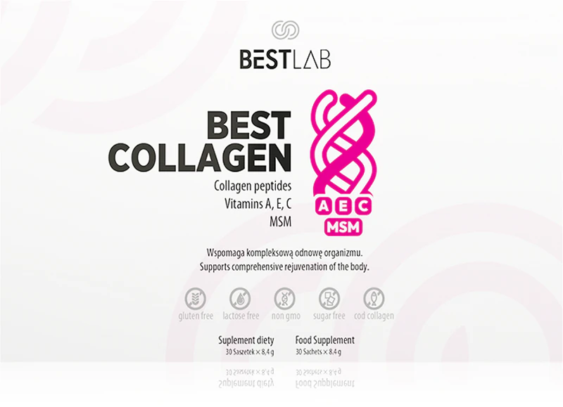 BESTLAB BestCollagen doplnok stravy v prášku na prípravu kolagénového nápoja