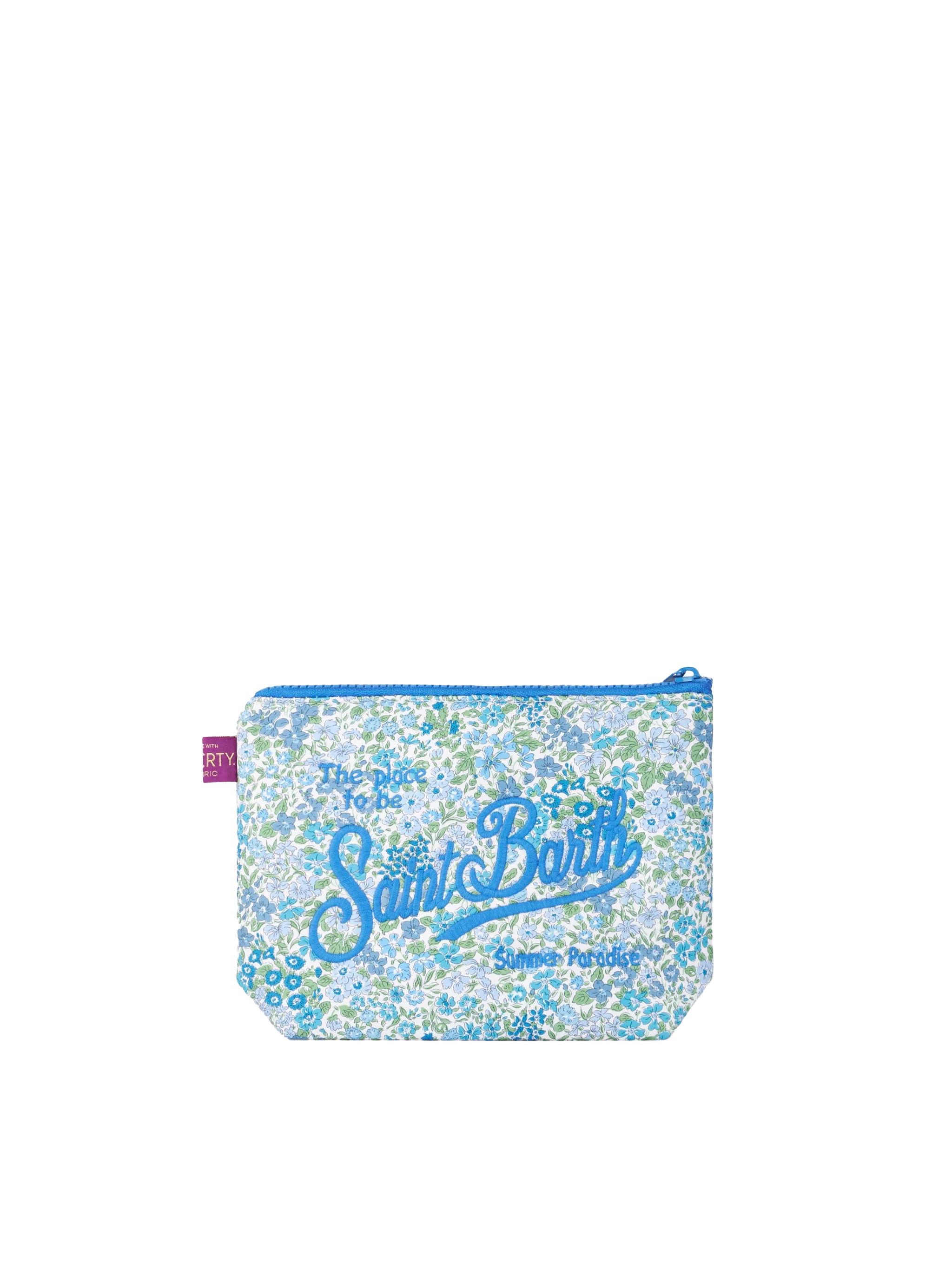 Aline scuba clutch met Joanna Luise print | Gemaakt met Liberty FA