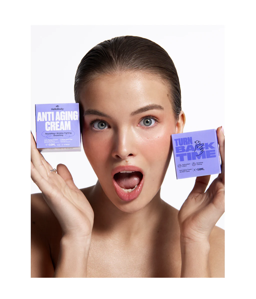 Anti Aging Crema Viso - Crema viso giorno antirughe, Tratt.viso 24 ore antirughe