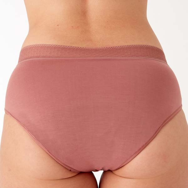 Pantaloni scurți Pretty Polly Menstrual Midi Brief Woodrose - L