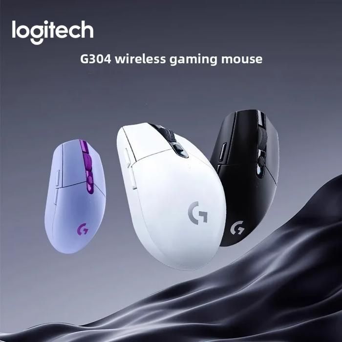 Logitech G304 Lightweight Wireless Gaming Mouse, Hero 12K Sensor, 12000 DPI, 6 Programmable Buttons, Compatible with PC and macOS, Black