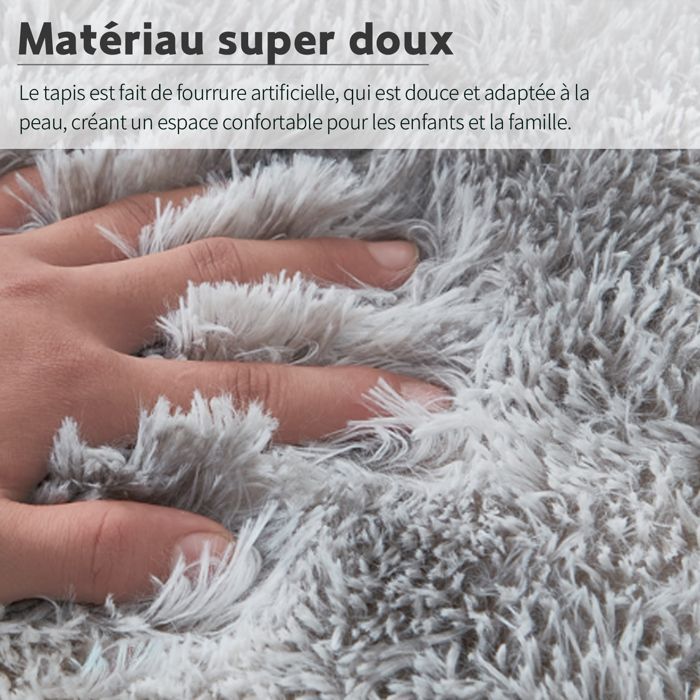 Tapis Salon , Frixovel Tapis Chambre 160x230CM , Dessous Antidérapant , Doux Moelleux