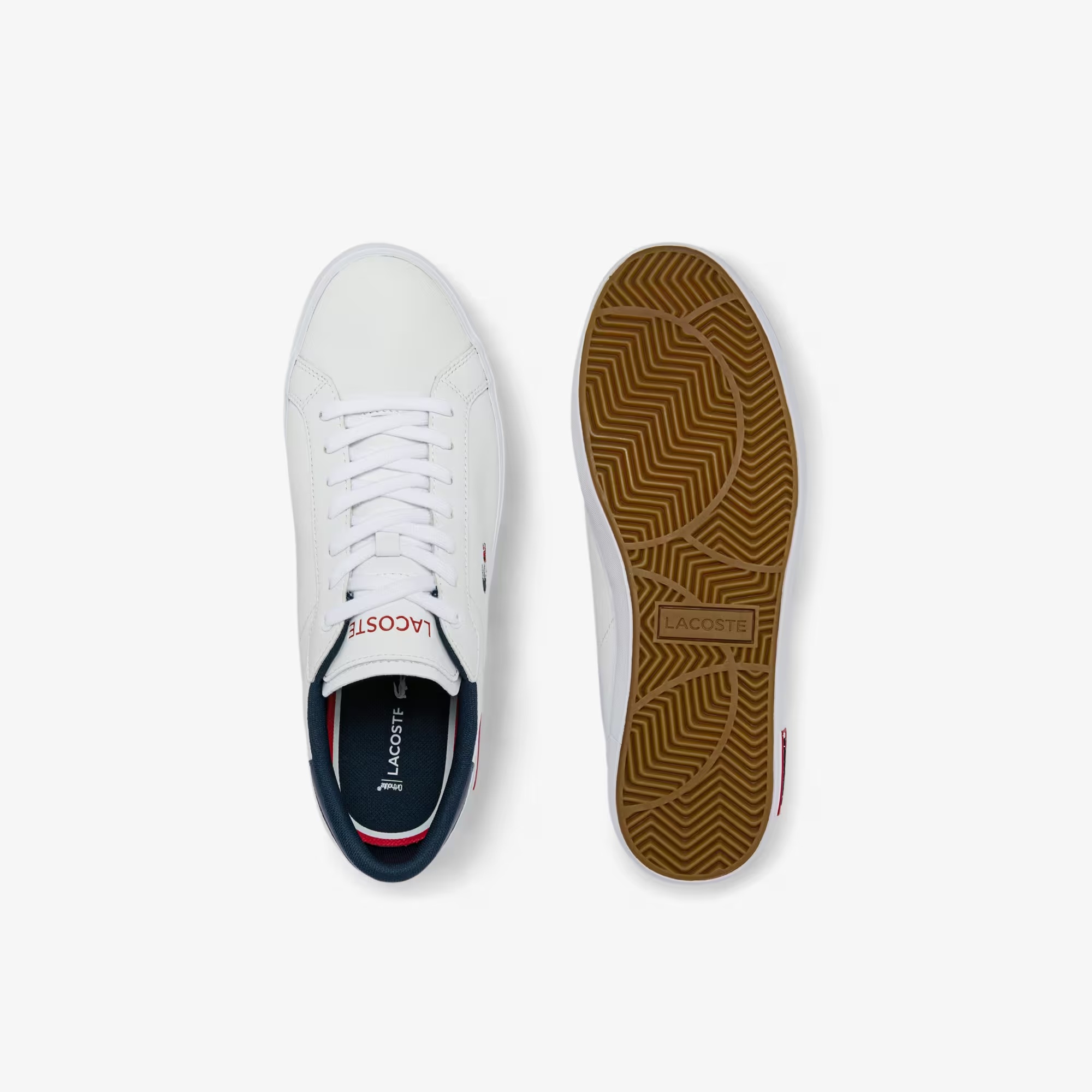 Men's Powercourt Leather Multicolor Sneakers
