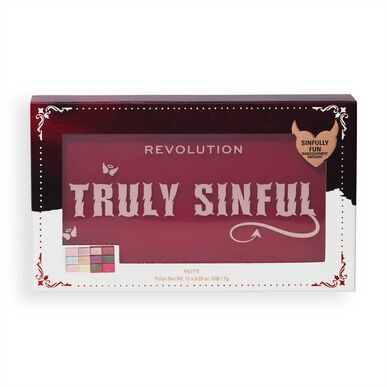 Makeup Revolution Truly Sinful Halloween acu ēnu palete 1 gab. 1 gab.