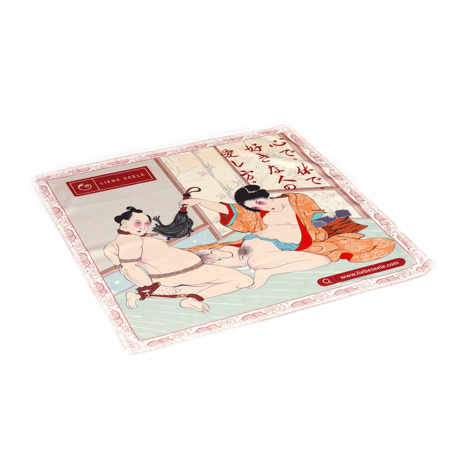 Liebe Seele Kinbaku Ukiyoe báránybőr heveder