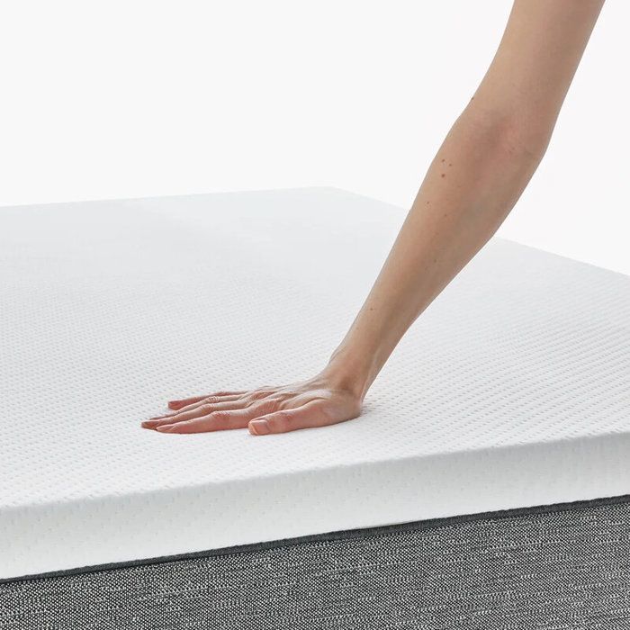 Viscoelastic Aloe Vera Mattress Topper - PIKOLIN HOME - 160x200 cm - White - Dermoprotective - Breathable - Washable Cover