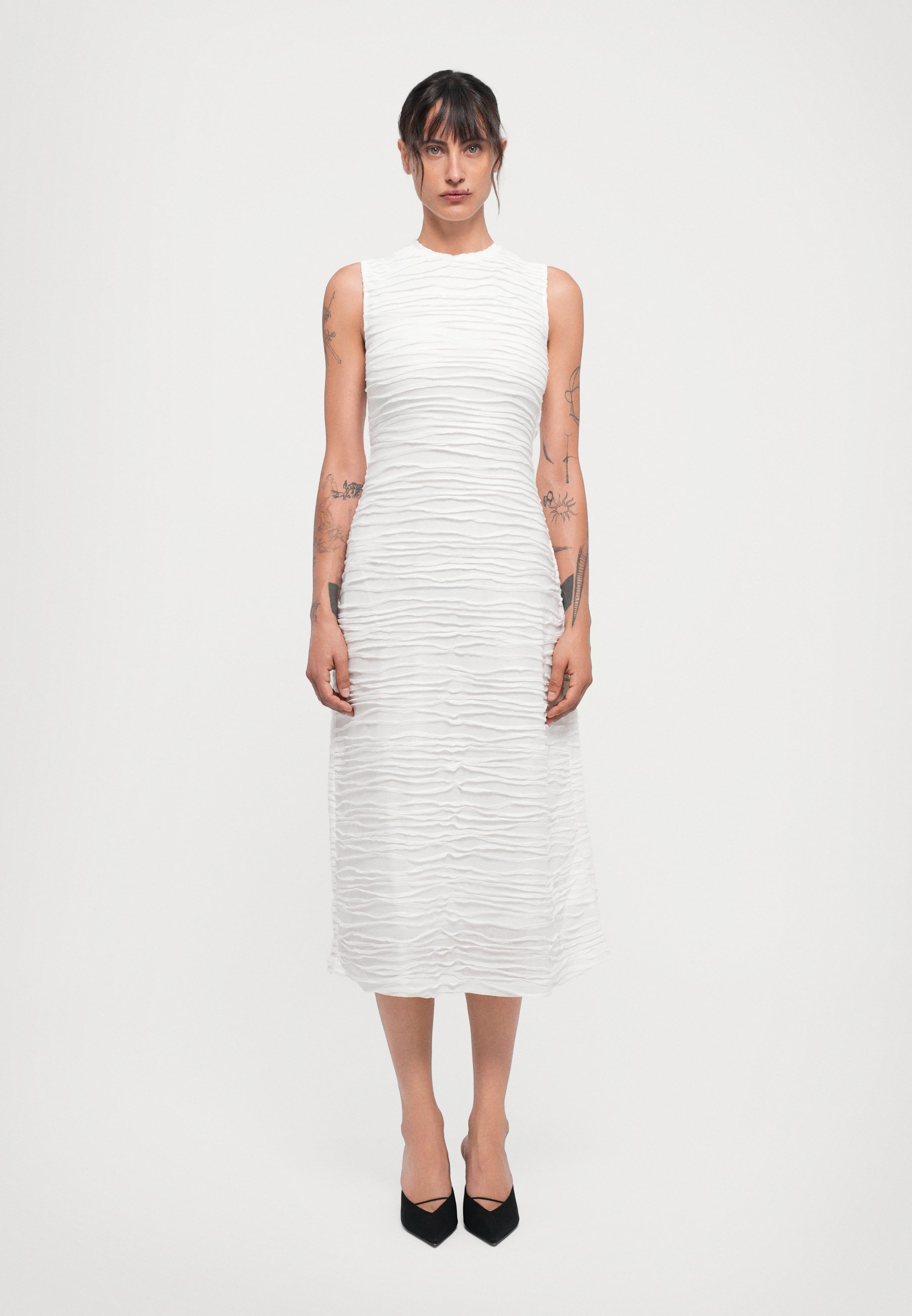 Abito Proenza Schouler White Label LAURA - Abito in jersey - bianco