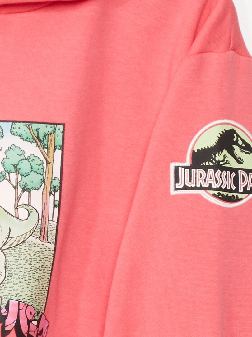 Jurassic Park hoodie - Roze