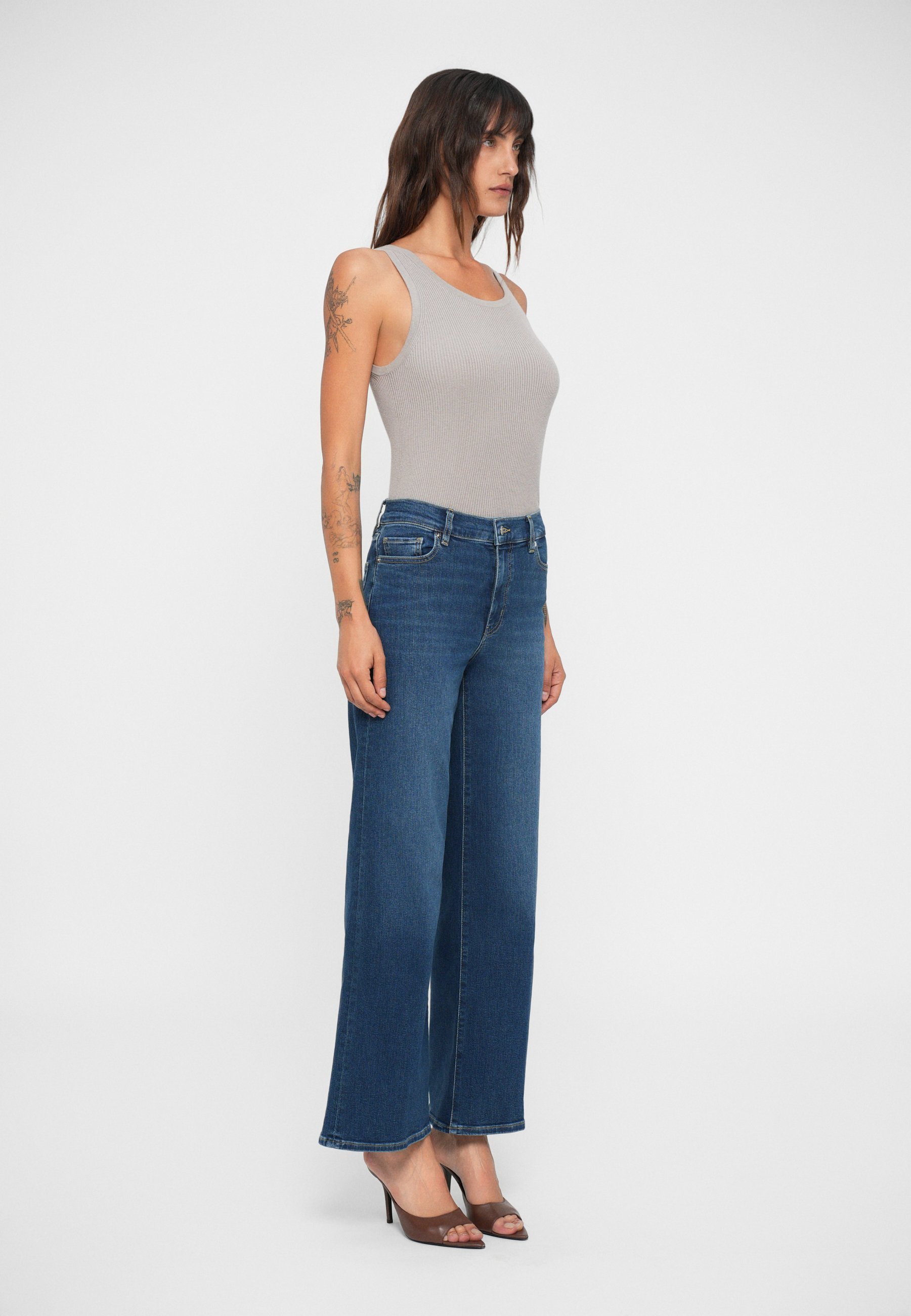 FRAME PALAZZO - Jeans coupe décontractée - femme