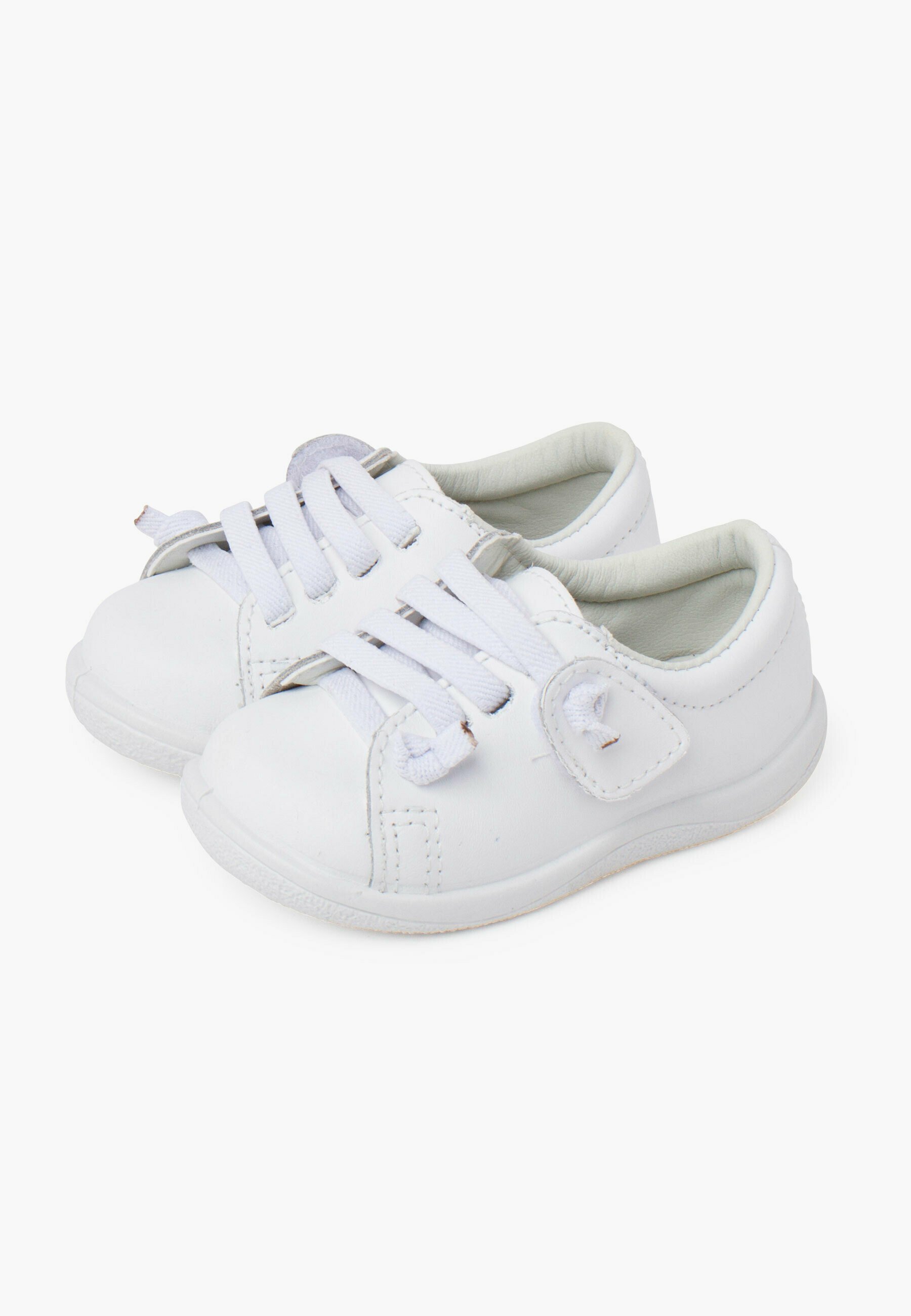 Pisamonas CORDONES ELÁSTICOS - Topánky pre bábätká - blanco