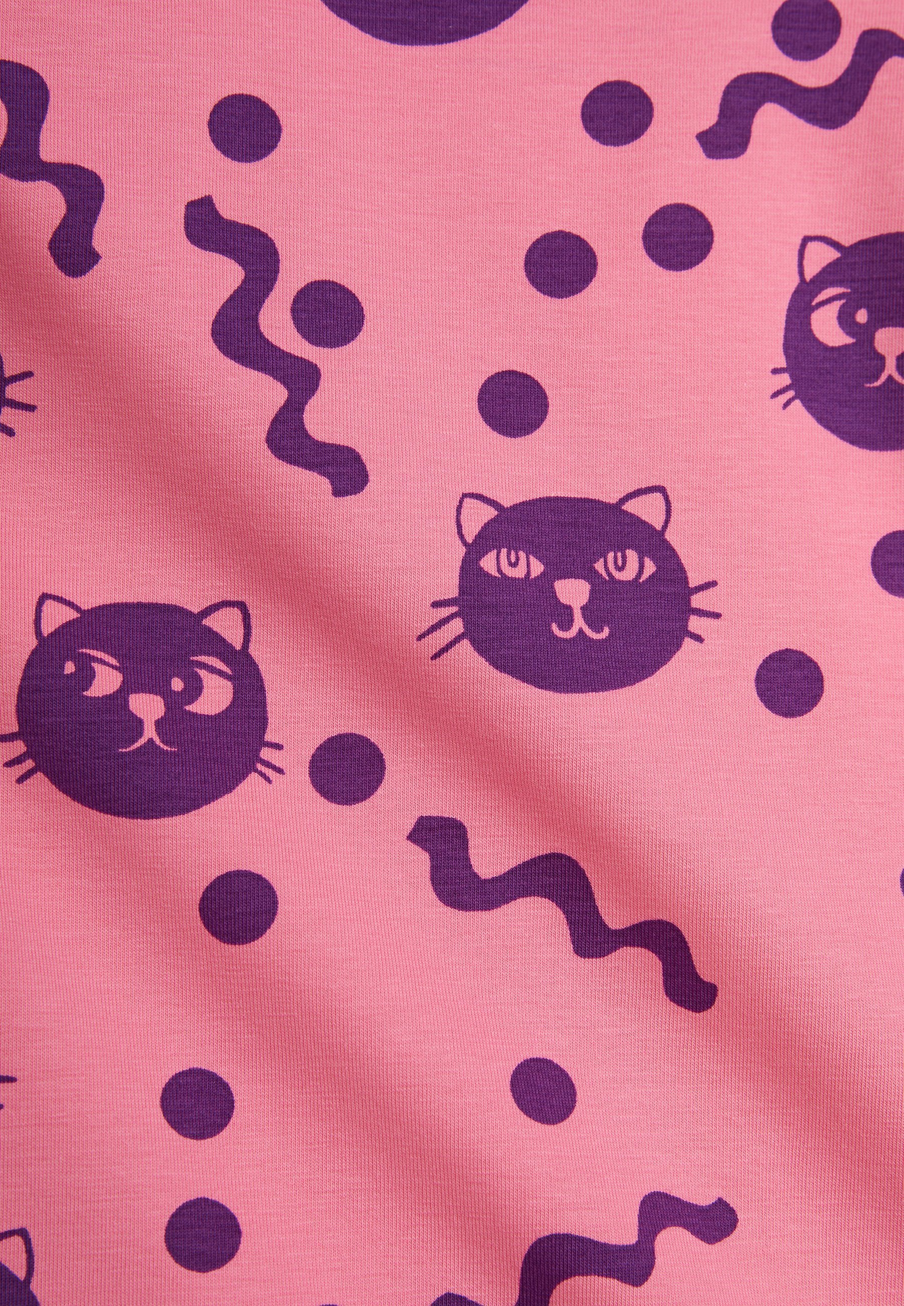 Robe Mini Rodini SQUIGGLY CATS - Robe en jersey - rose