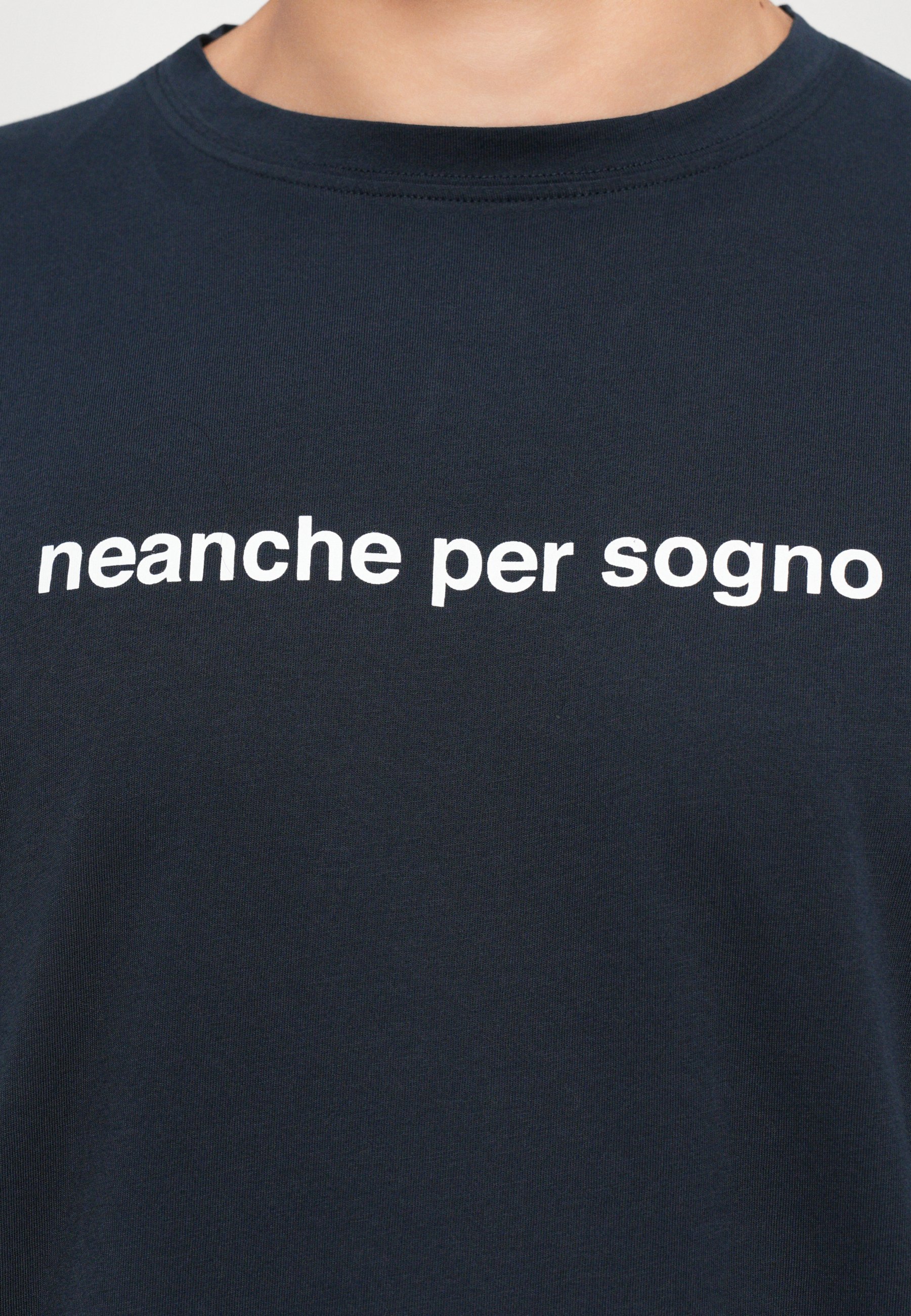 T-shirt imprimé « En attendant un rêve » - bleu marine