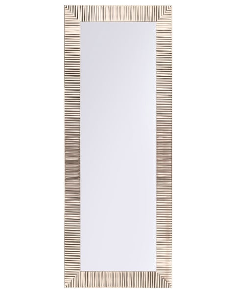 Lustro ścienne wiszące 50x130 złote