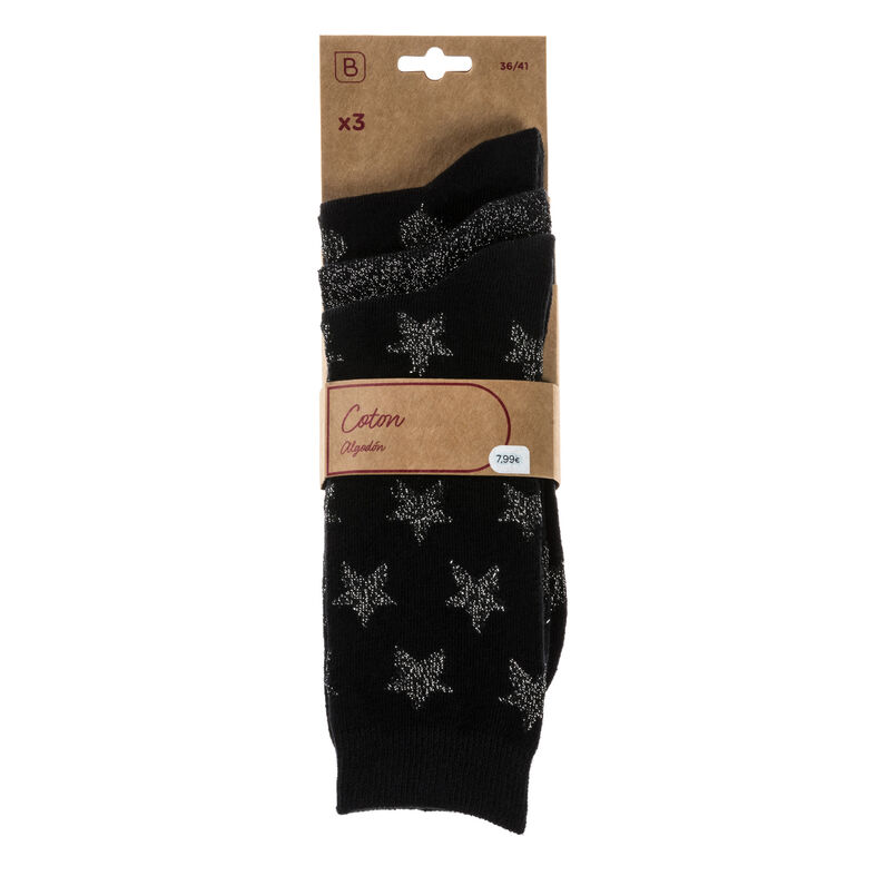 Chaussettes et collants Femme Noir