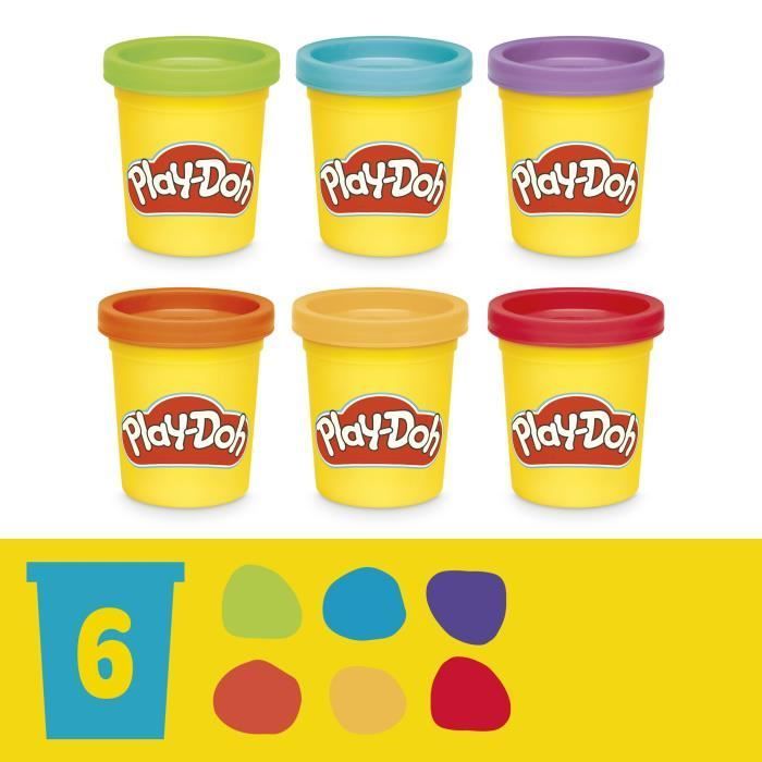 Play-Doh Starters Dino Vormen en Kleuren, Creatieve Klei Activiteiten voor Kinderen, Klassiek, Leeftijd 3+