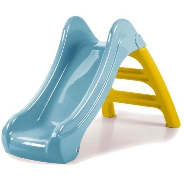 Tobogán FEBER Casual 105, pequeño, para jardín, con escalones antideslizantes, colores duraderos, fácil montaje, más de 1 año de garantía, Famosa