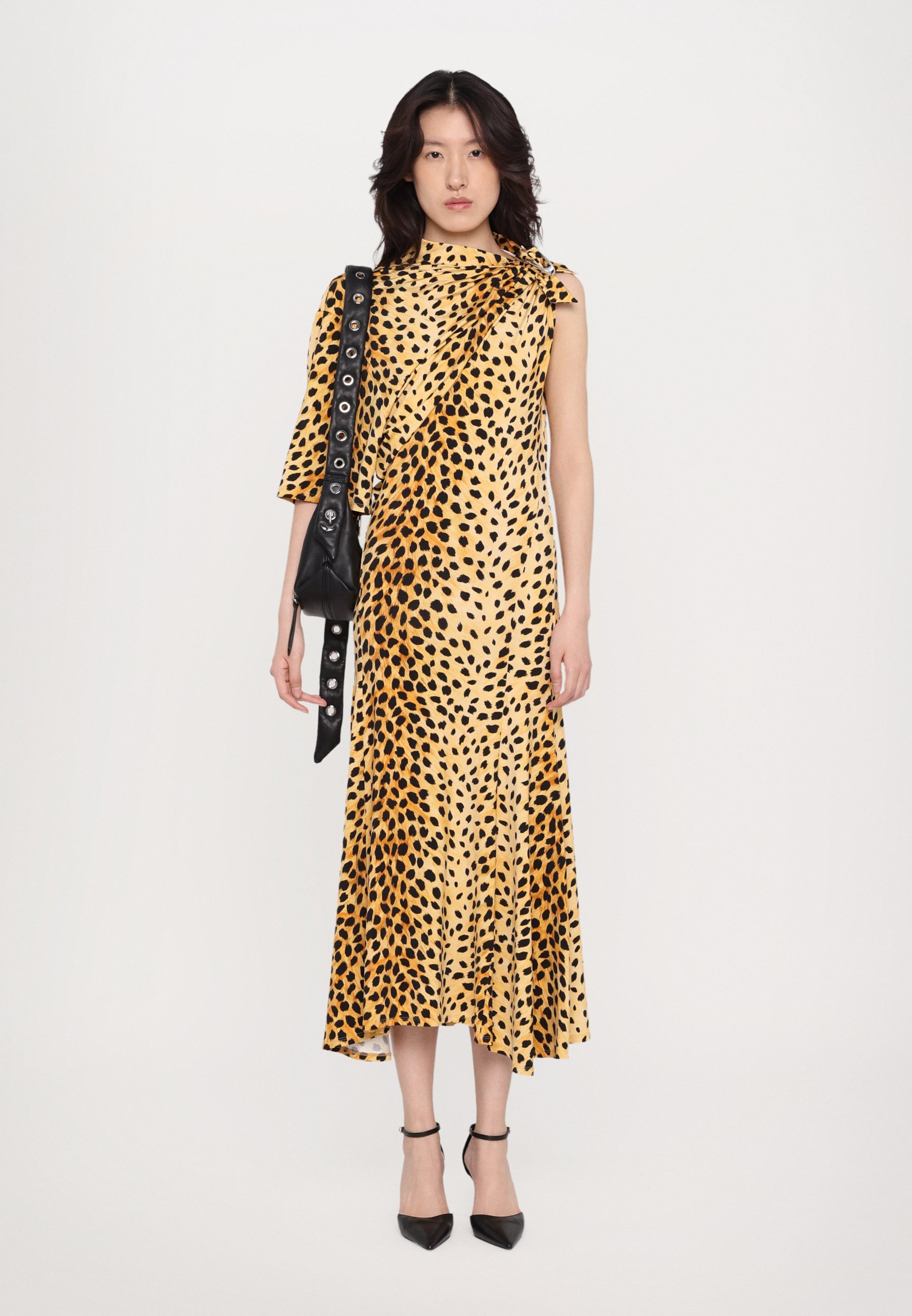Rabanne maxi-jurk - beige