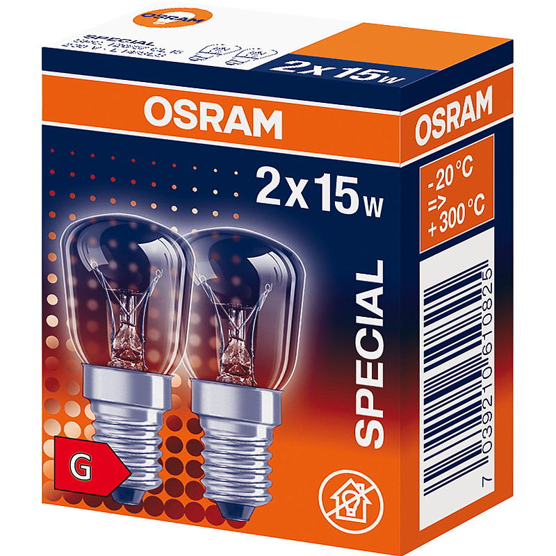 Osram Glödlampa mini 2-pack, 15 W E14 Osram