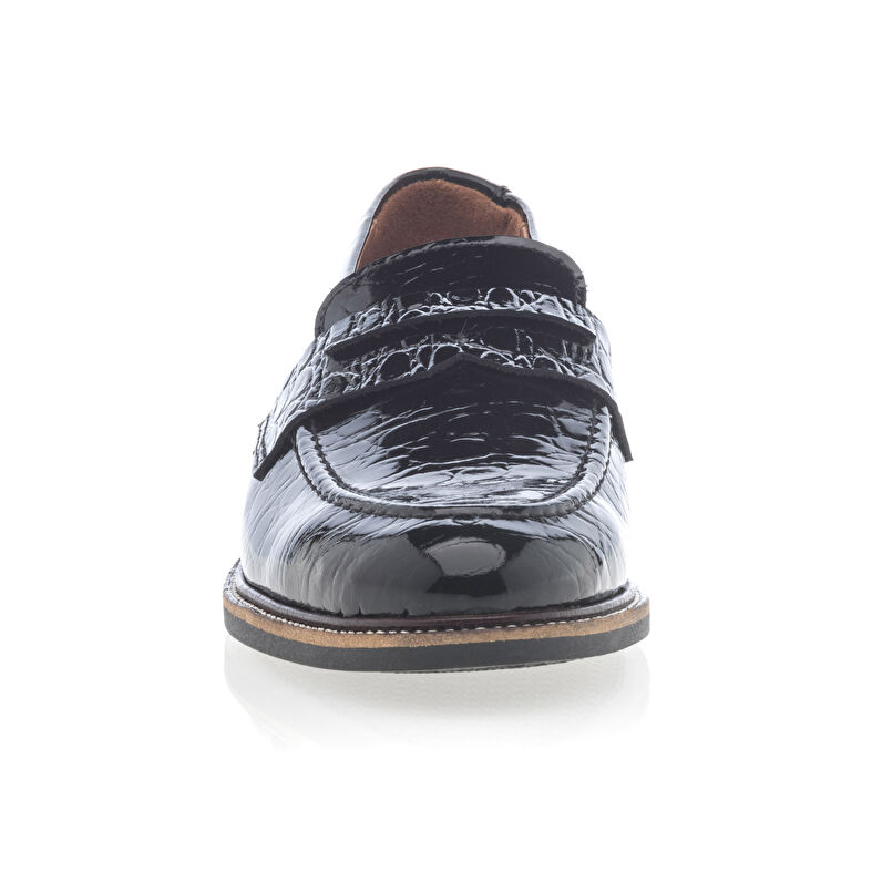 Svarte loafers/båtsko til dame