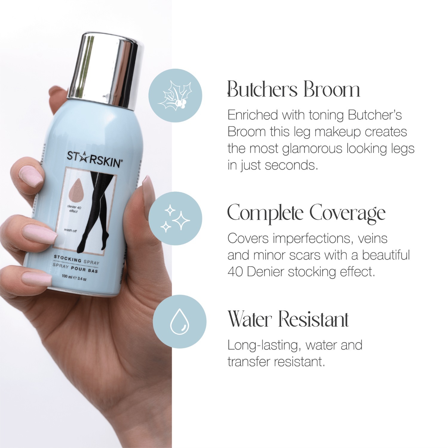 STARSKIN® kojų purškiklis – kojinių purškiklis – 100 ml