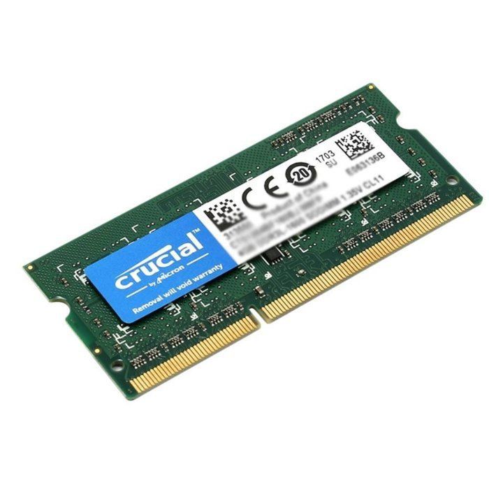 Memoria RAM Crucial per PC 16GB (2×8GB) DDR3L 1600MHz