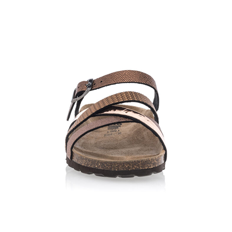 Gelbe Damensandalen / Zehenfreie Schuhe
