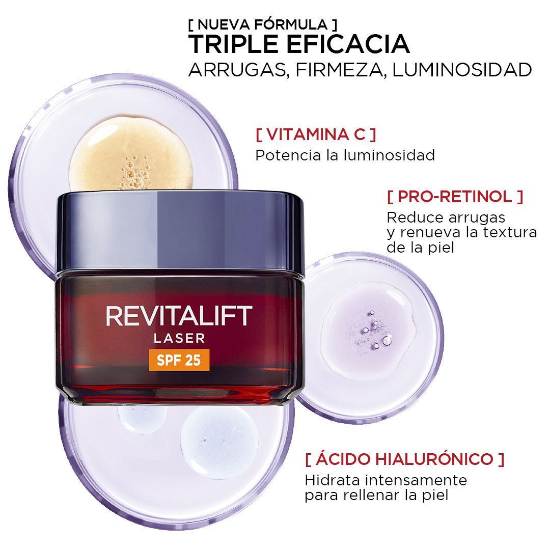 Revitalift Laser SPF 25 дневна крема против старења Креме против бора и старења