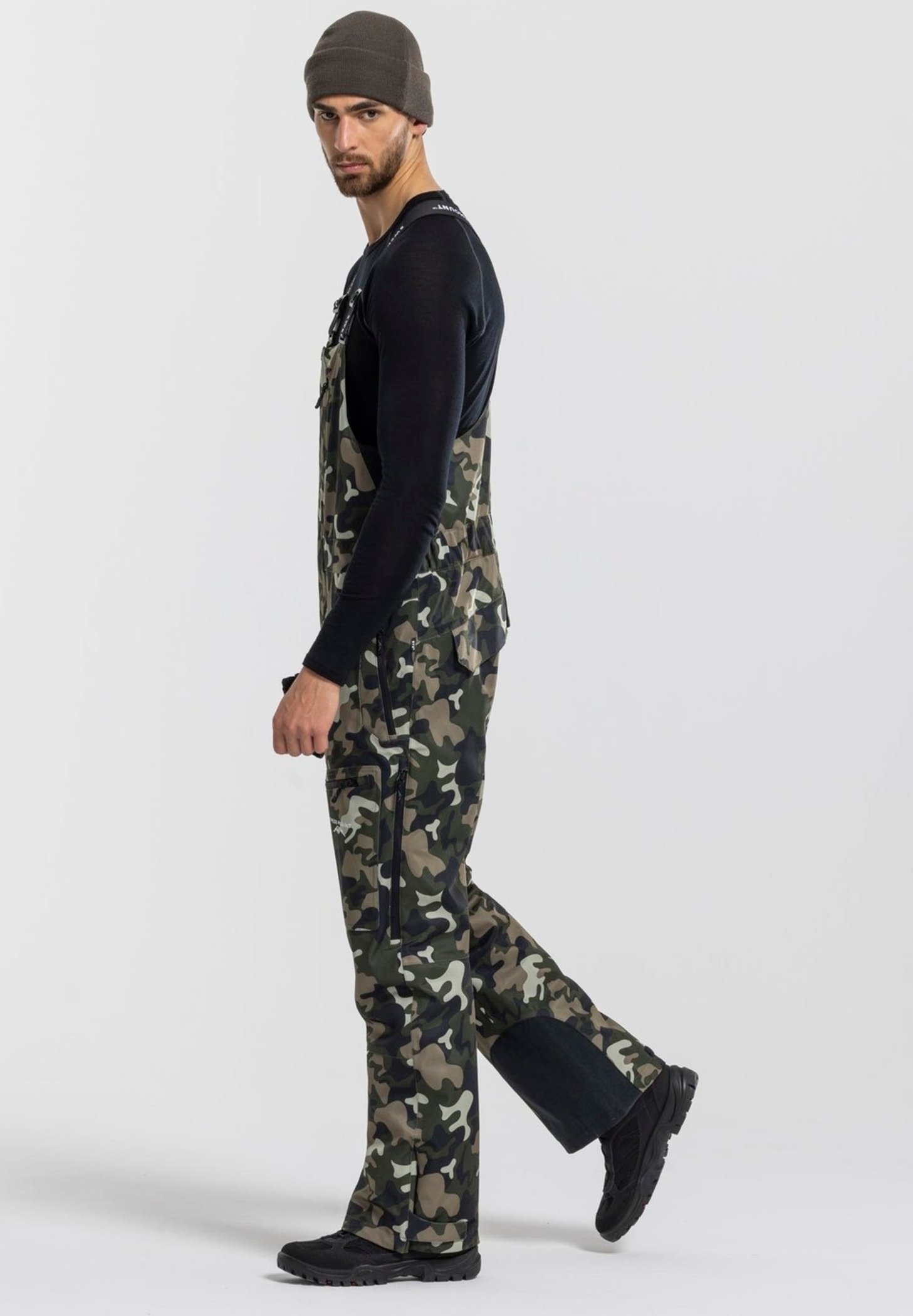 Swedemount ST. ANTON - Snowboardbroek - groene camouflage