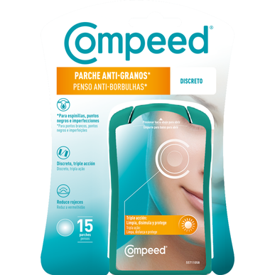 Compeed Diskret Anti-Blemish Bandasje for alle typer urenheter 15 enheter 15 enheter
