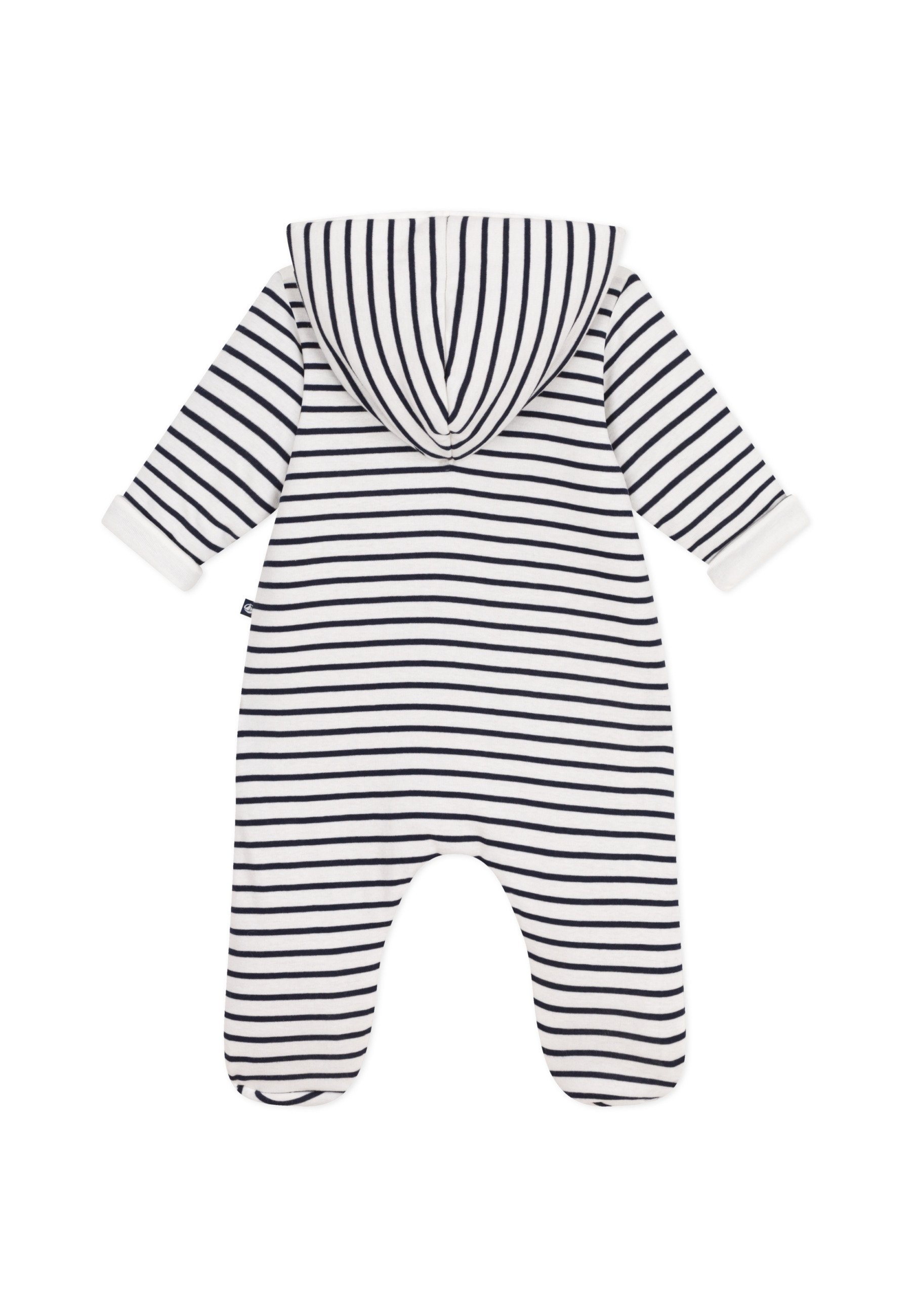 Tuta lunga unisex Petit Bateau BABY BANK - Tuta da notte - marshmallow/smoking