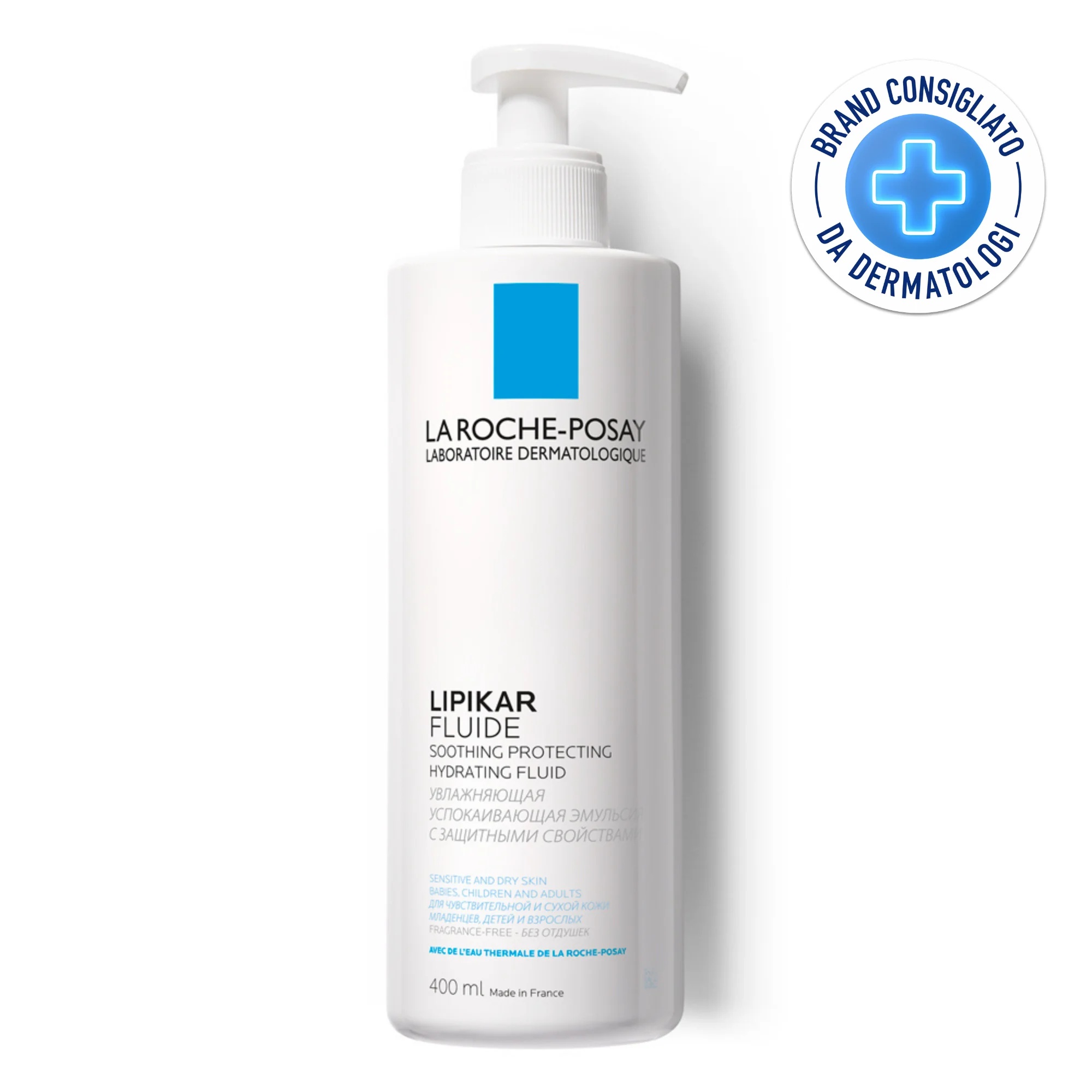 LA ROCHE POSAY La Roche Posay Lipikar Fluid 400 ml Fluide hydratant pour peaux sèches