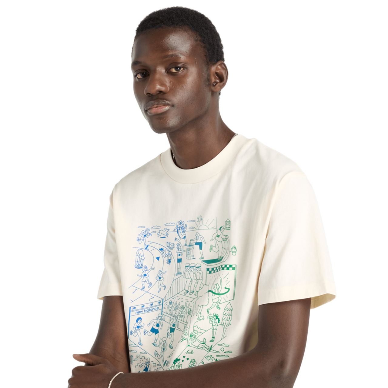 New Balance Athletics Run Mural T-shirt
