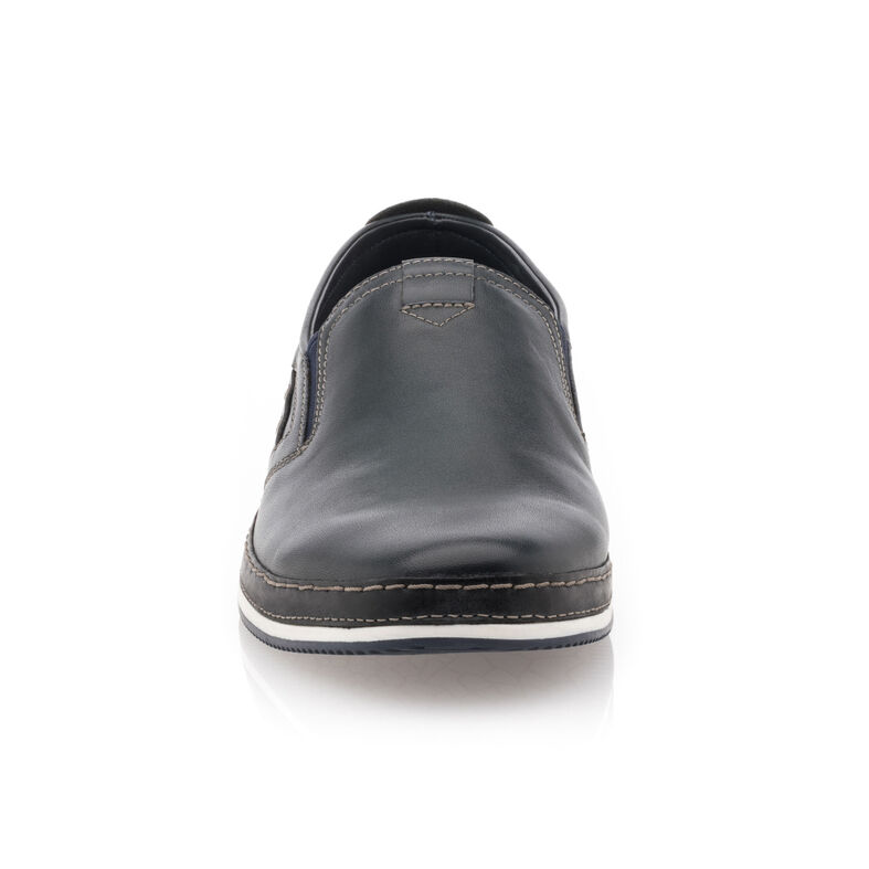 Blaue Herren-Loafer/Bootsschuhe