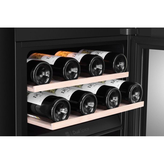 Cave à vin - HAIER - HWS42GDAU1 - Double zone - 42 bouteilles - Noir