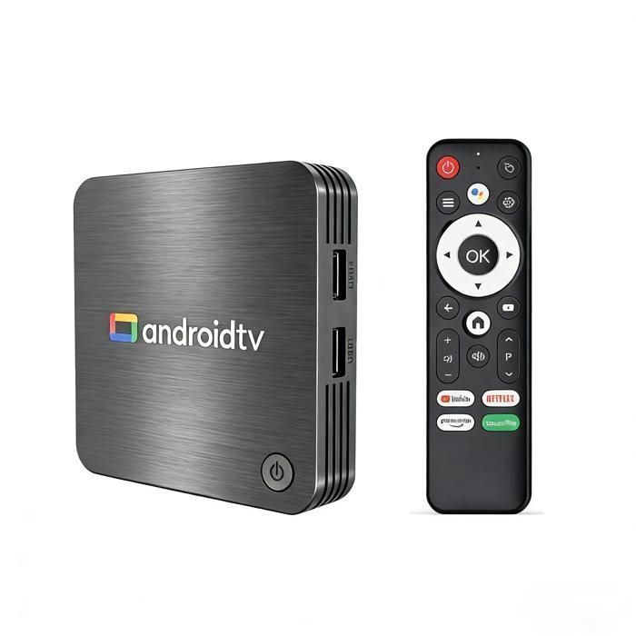 Android Box - Android 15.0 - 4K - 2/8 GB - IPTV Box - Android TV - Compatibilidad con múltiples interfaces - WiFi 2.4/5.0G - Reproductor multimedia