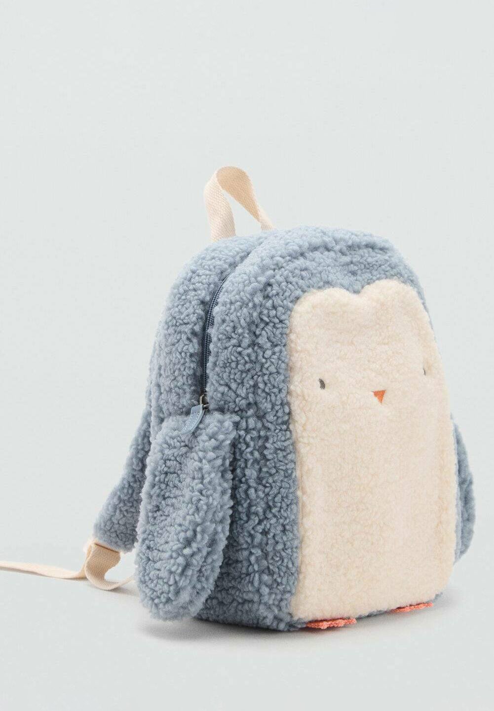 Mango Kids PENGUIN - School bag - light blue