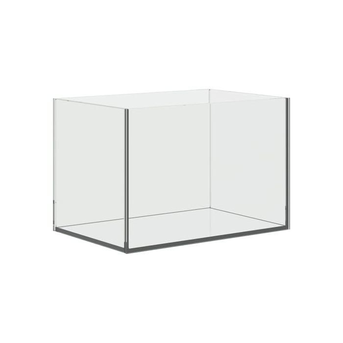 Aquário de Vidro - vidaXL - 30x20x20 cm - Branco - Vidro Resistente - Bordas Lisas - Uso Interno e Externo