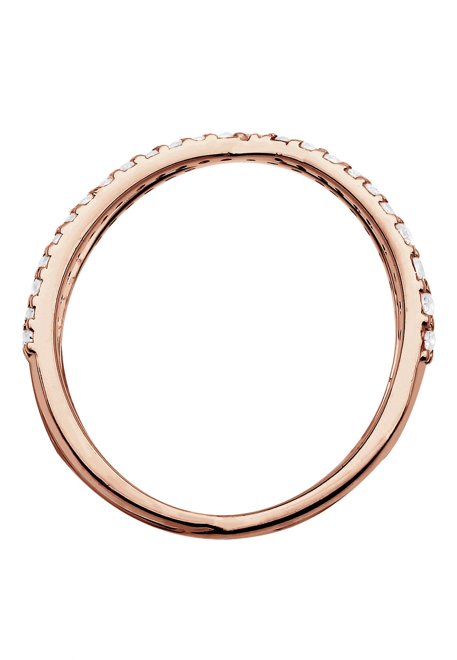 Elli Femmes Enroulement X avec Cristaux de Zirconium en Argent Sterling 925