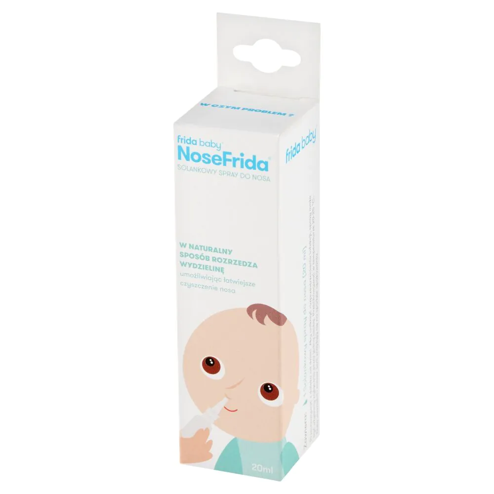 Frida, NoseFrida, Solankowy spray do nosa dla niemowląt i dzieci