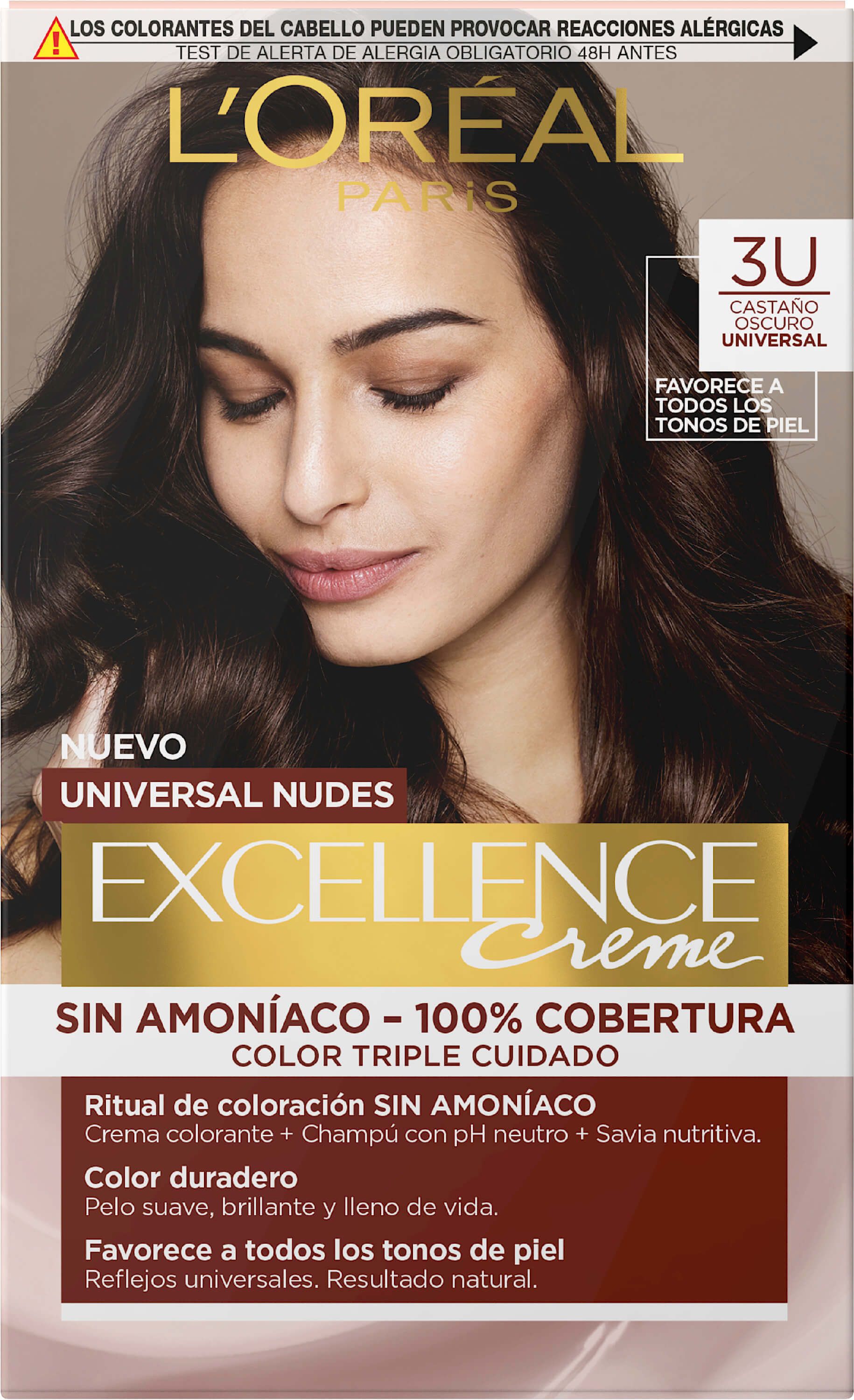 „Excellence Creme Universal Nudes“ plaukų dažai Plaukų dažai be amoniako