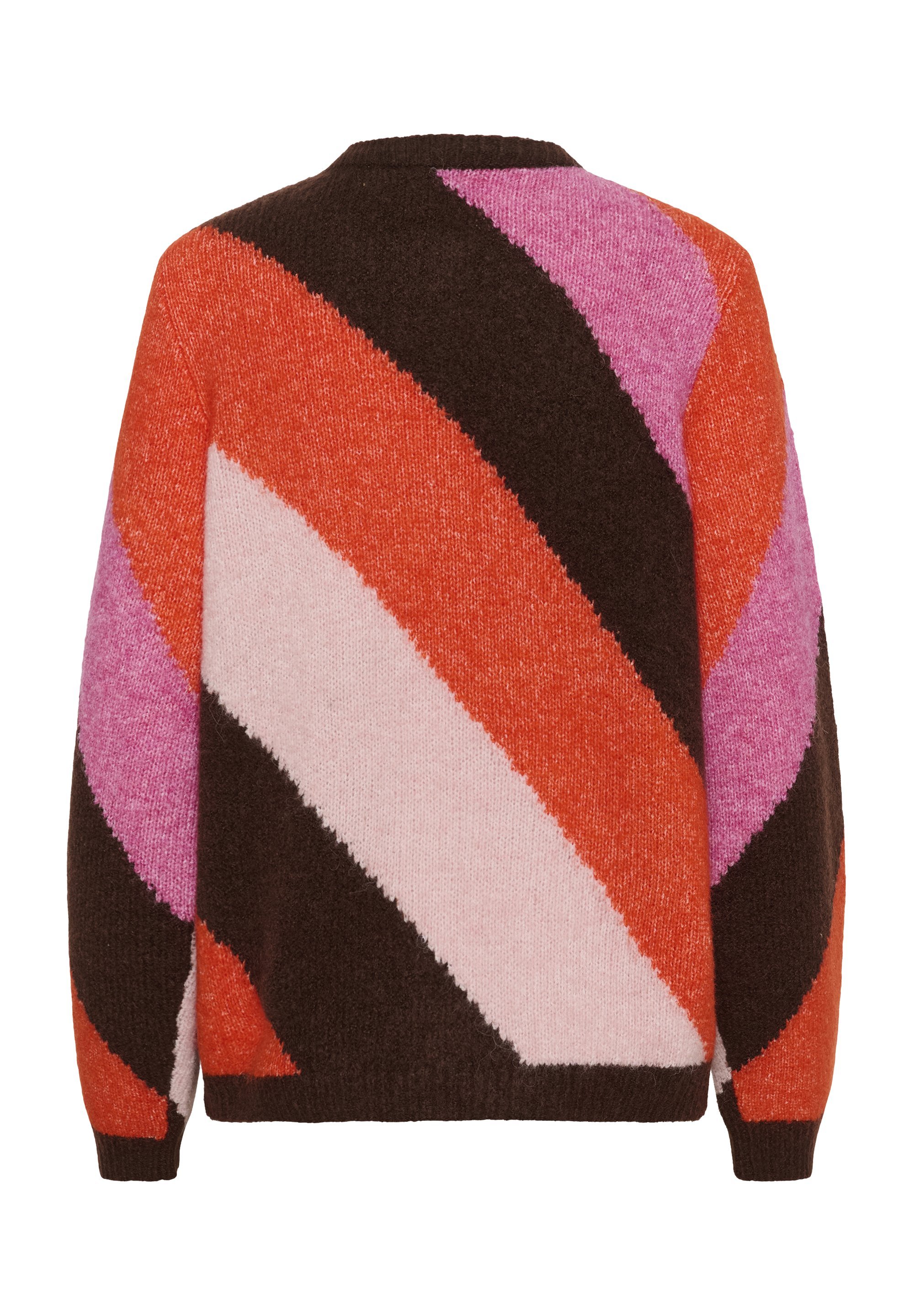 Culture CUDIGA KIMMY - Gilet - mélange marron et rose