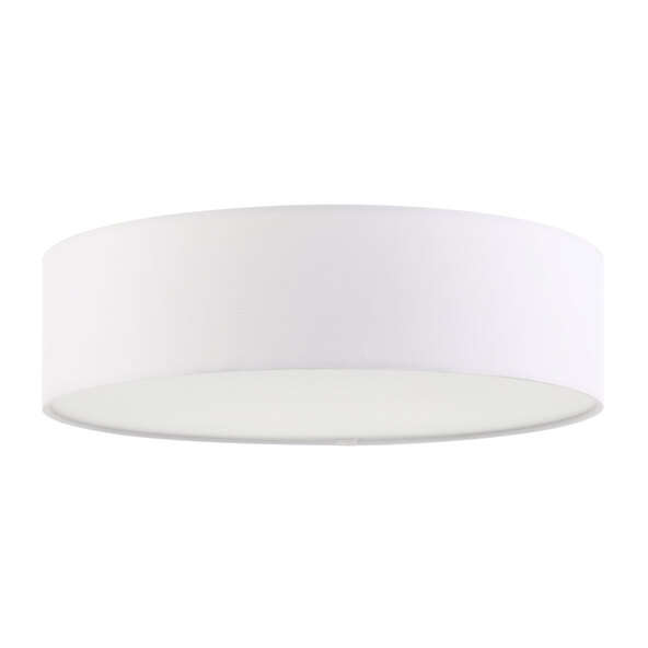 Textile ceiling light, incl. 2x E27, white
