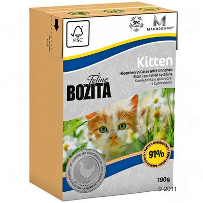 Bozita Feline Tetra Pak Pack Économique 16 x 190 g